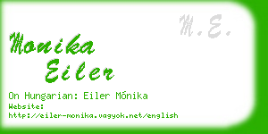 monika eiler business card